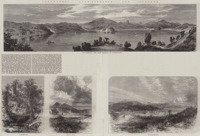 Coromandel Gold-Diggings, Nya Zeeland (gravyr) av English School