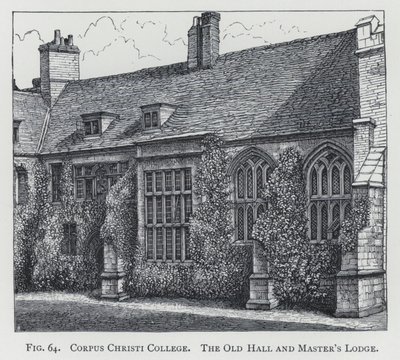 Corpus Christi College, Gamla salen och Mästarlogen av English School