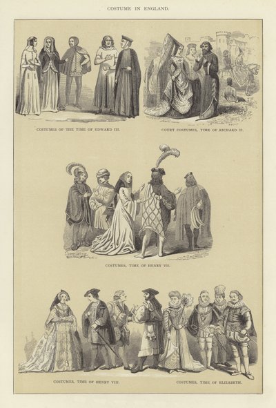 Kostym i England av English School