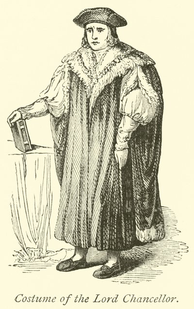 Lord Chancellors kostym av English School