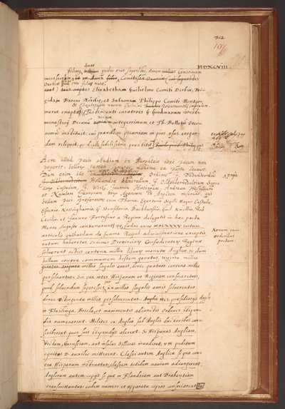 Cotton MS Faustina F III, f. 107r av English School