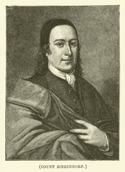 Greve Zinzendorf (gravyr) av English School