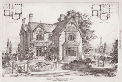 Country Residence, Eltham (gravyr) av English School