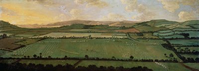 Country Round Dixton Manor, c.1725 av English School