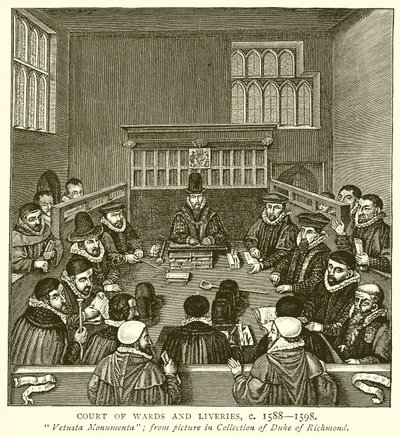 Court of Wards and Liveries, c. 1588--1598 av English School