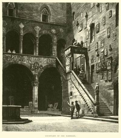 Innergården till Bargello av English School