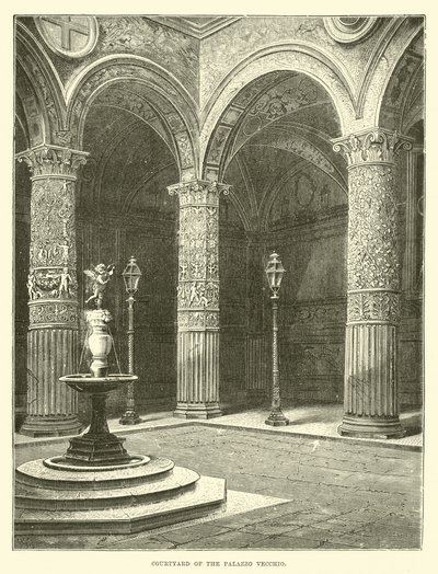 Gården till Palazzo Vecchio av English School