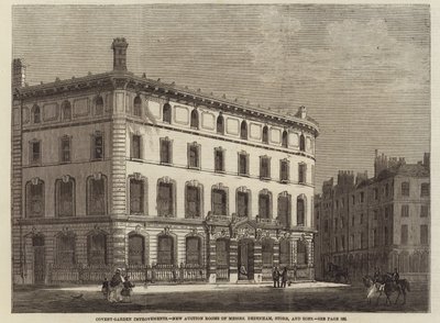 Covent Garden Improvements - Nya auktionsrum för herrarna Debenham, Storr and Sons av English School