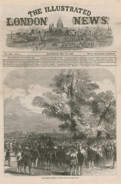 Omslag till Illustrated London News av English School