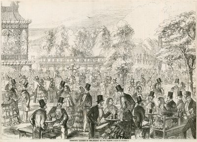 Cremorne Gardens, London, högst på säsongen av English School