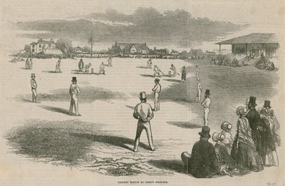 Cricketmatch på Lords Grounds av English School