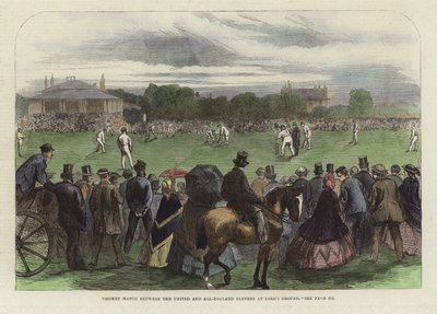 Cricketmatch mellan United och All-England Elevens av English School