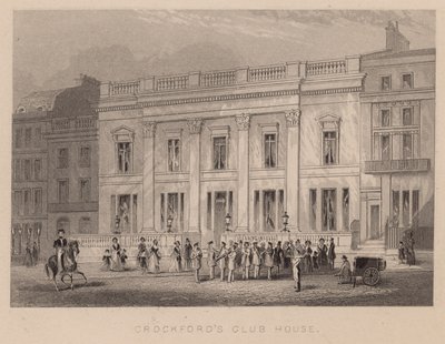 Crockfords Club House, London av English School