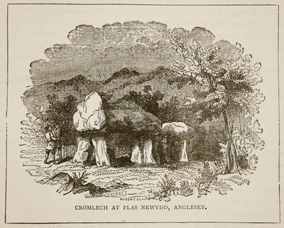 Cromlech vid Plas Newydd, Anglesey av English School