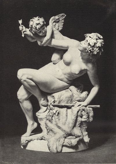 Amor och Bacchante av English School
