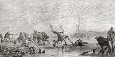 Curling på 1800-talet, från 