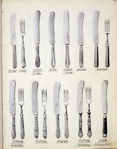 Bestickdesign, från en handelskatalog över inhemska varor och tillbehör, ca 1890-1910 av English School