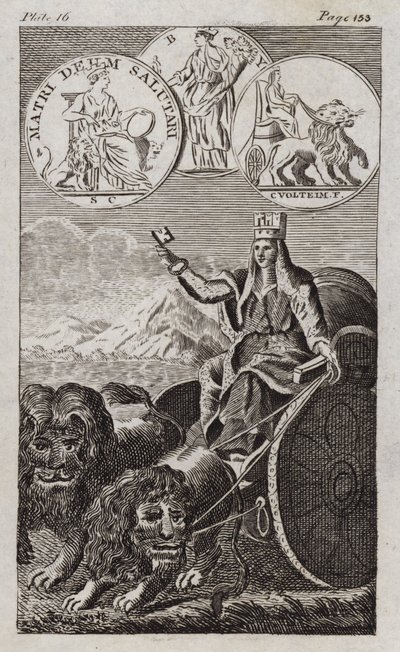 Cybele (gravyr) av English School