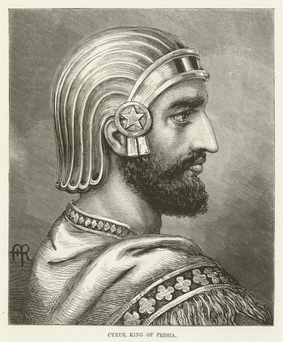 Cyrus, kung av Persien av English School