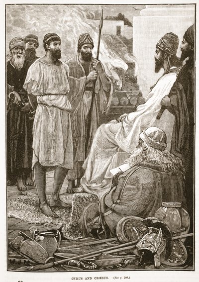 Cyrus och Croesus av English School