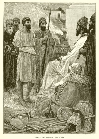 Cyrus och Croesus av English School