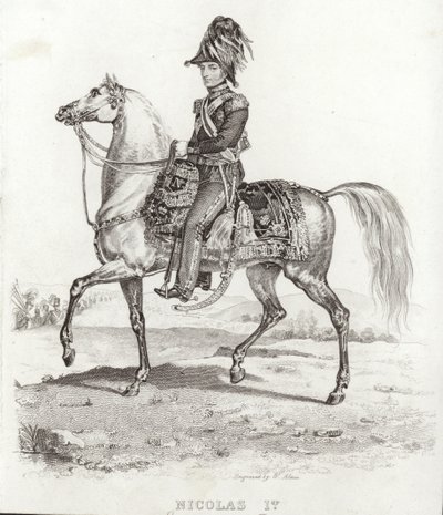 Tsar Nikolaj I av Ryssland av English School