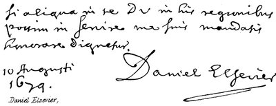 Daniel Elzevier av English School