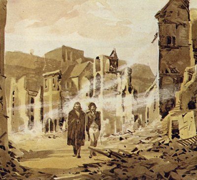 Darwin bevittnade den stora jordbävningen som förstörde staden Concepcion av English School