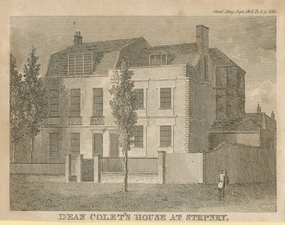 Dean Colets House i Stepney av English School