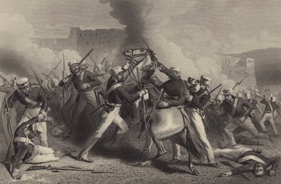 Brigadgeneral Adrian Hope dödad i attacken mot fortet Roodamow av English School