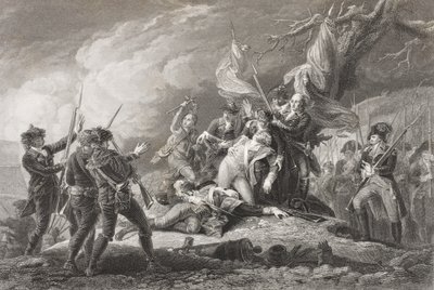 General Montgomerys död i slaget vid Quebec, 1775, från 
