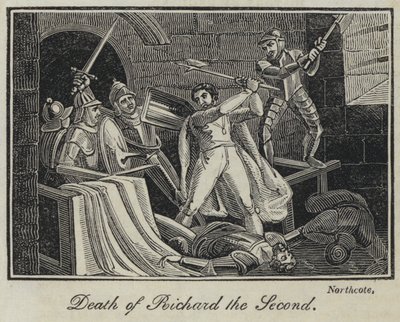 Richard den andres död (gravyr) av English School