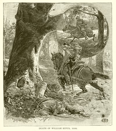 William Rufus död, 1100 av English School