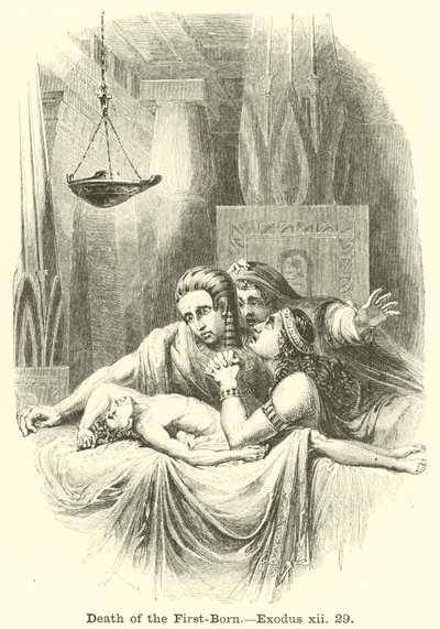 Den förstföddes död, Exodus, xii, 29 av English School