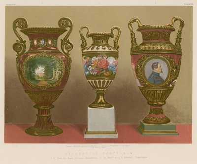 Dekorativt porslin av English School