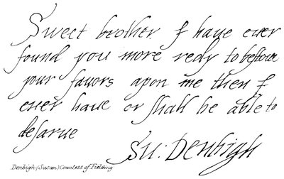 Denbigh (Susan) grevinnan av Fielding av English School
