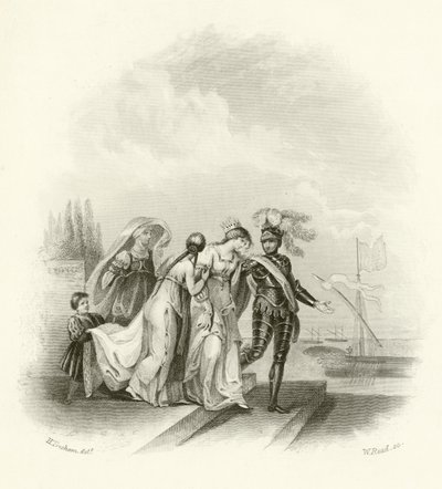 Richard I:s avresa från Cypern av English School