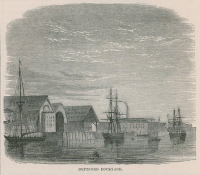 Deptford Dockyard av English School