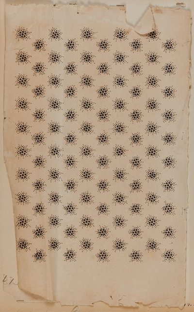Designritning, tidigt 1800-tal av English School