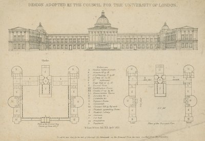 Design antagen av rådet för University of London av English School