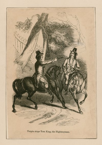 Dick Turpin stoppar Tom King, the Highwayman av English School