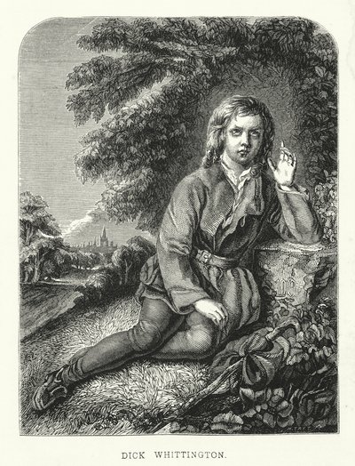Dick Whittington (gravyr) av English School