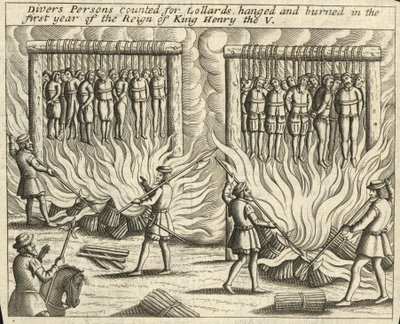 Dykare räknade personer för lollarder (gravyr) av English School