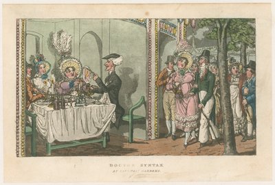 Doctor Syntax på Vauxhall Gardens av English School