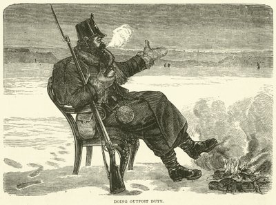 Utövar utposttjänst, december 1870 av English School