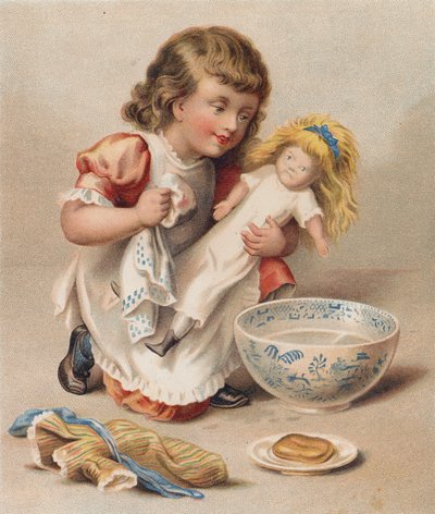 Dollys bad (kromolit) av English School