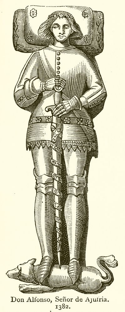 Don Alfonso, herre av Ajufria. 1382 av English School