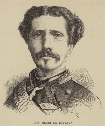 Don Henri de Bourbon (gravyr) av English School