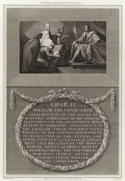Domedagsboken föreställd till William the I av English School