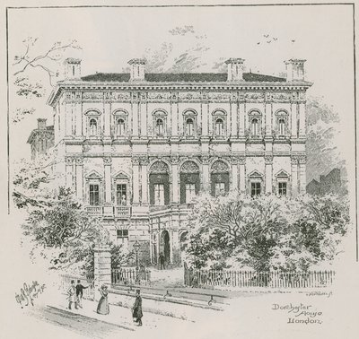 Dorchester House, Park Lane, London, bostaden för Shahzada Nasrullah Khan av English School